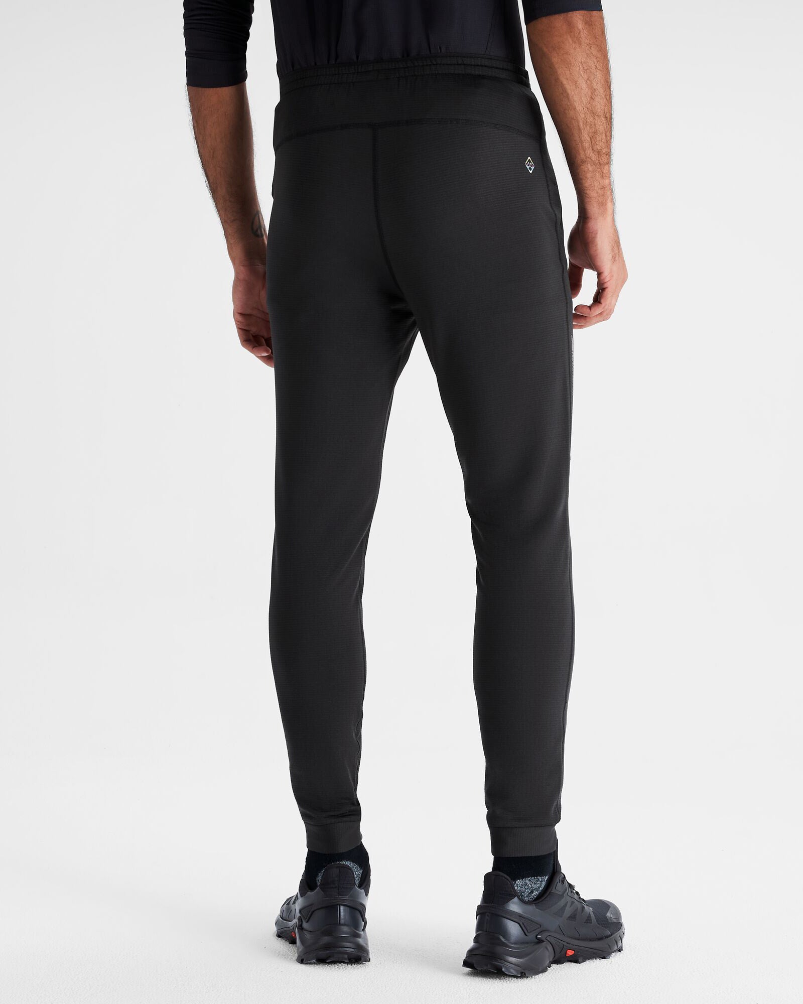 Men's Seeker Fleece Jogger Pants - Soft Comfortable Athletic Lounge Pants for Men, Black Stingray - Perfect for Running, Gym Workouts & Casual Wear