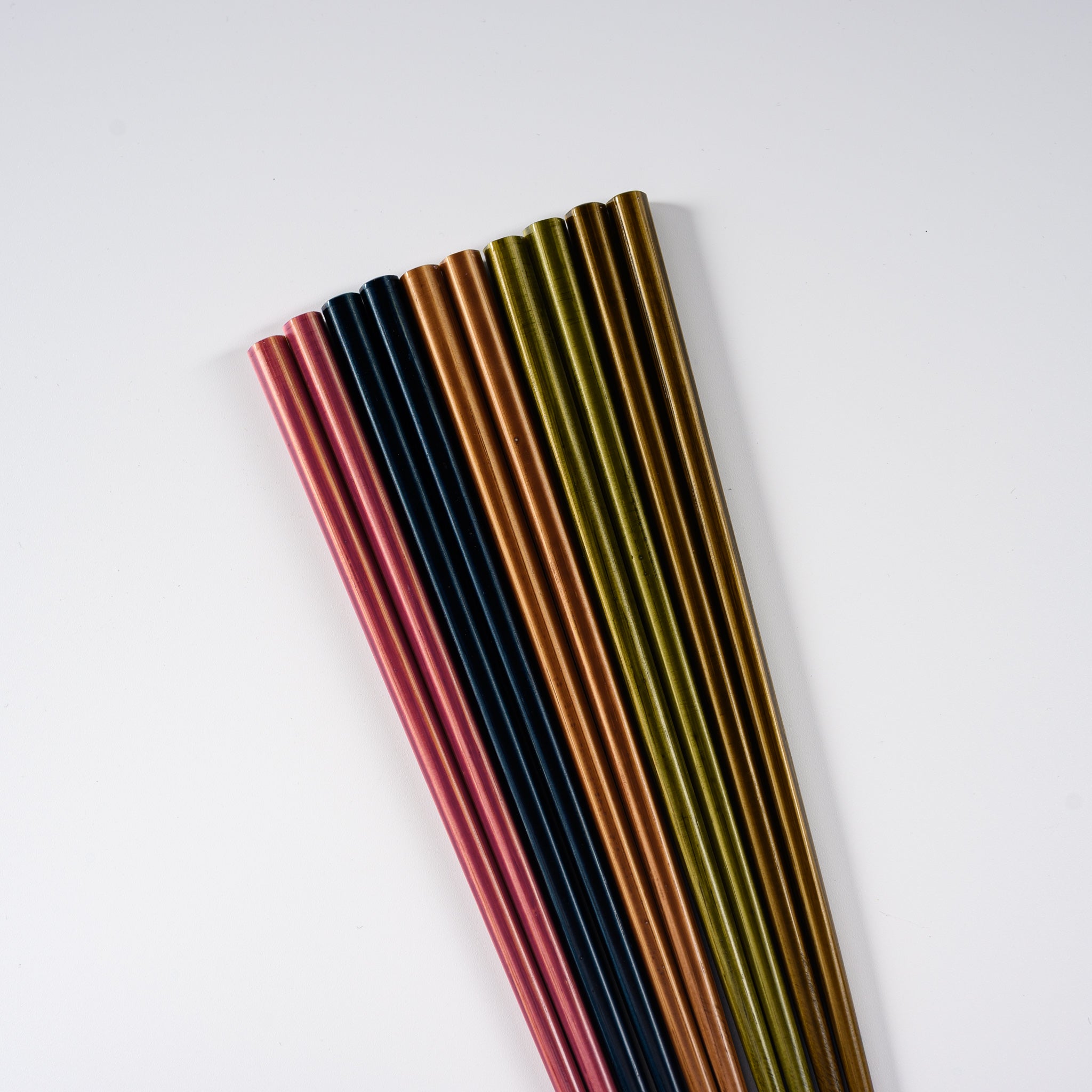 Premium Natural Bamboo Chopsticks Set - Eco-Friendly & Reusable - 2 Colors (Black/Brown) - Perfect for Sushi, Asian Cuisine & Home Dining