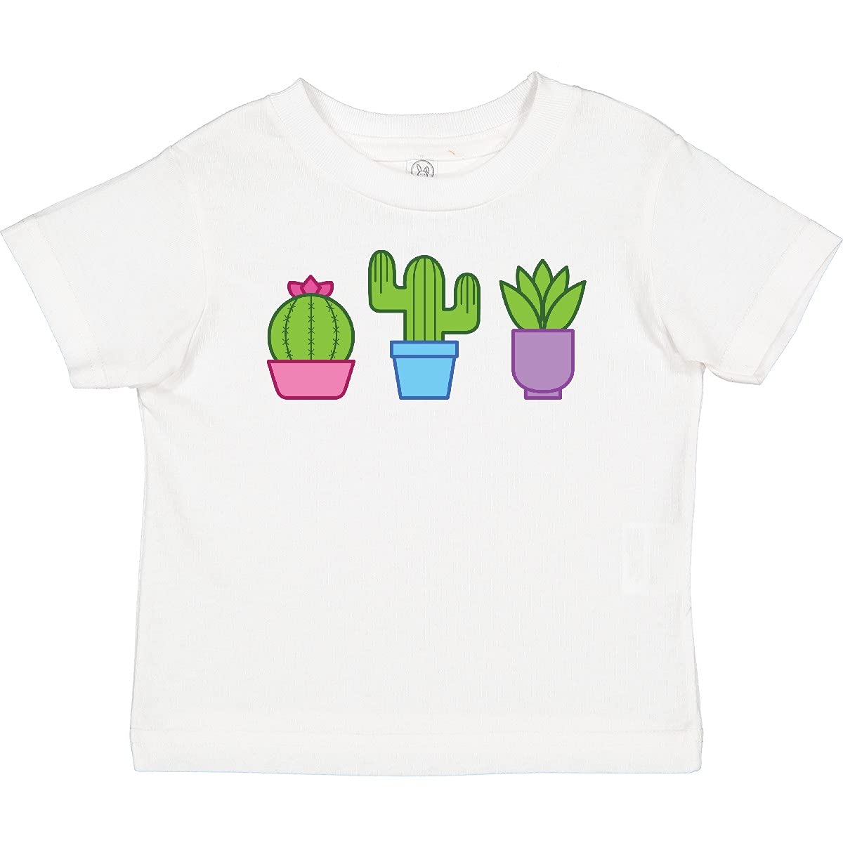 Inktastic Cute Cactus and Plants Baby T-Shirt - Soft Cotton Infant Bodysuit for Boys & Girls - Perfect for Playdates, Photoshoots, and Everyday Wear