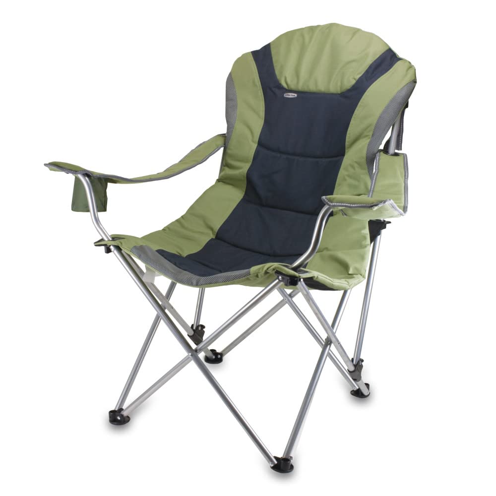 PICNIC TIME NCAA Arkansas Razorbacks Reclining Camping Chair - Portable Folding Beach Chair for Adults with Carry Bag - Perfect for Tailgating, Camping, and Outdoor Events