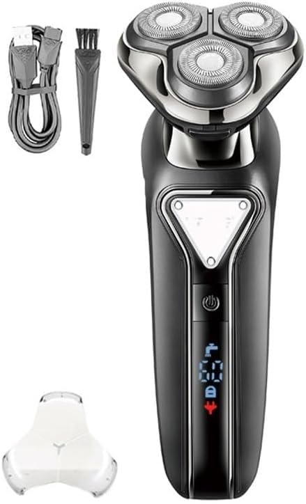 Best Electric Shavers for Men - Wet & Dry Waterproof Rechargeable Razor with LCD Display - Perfect for Travel, Home & Office Use