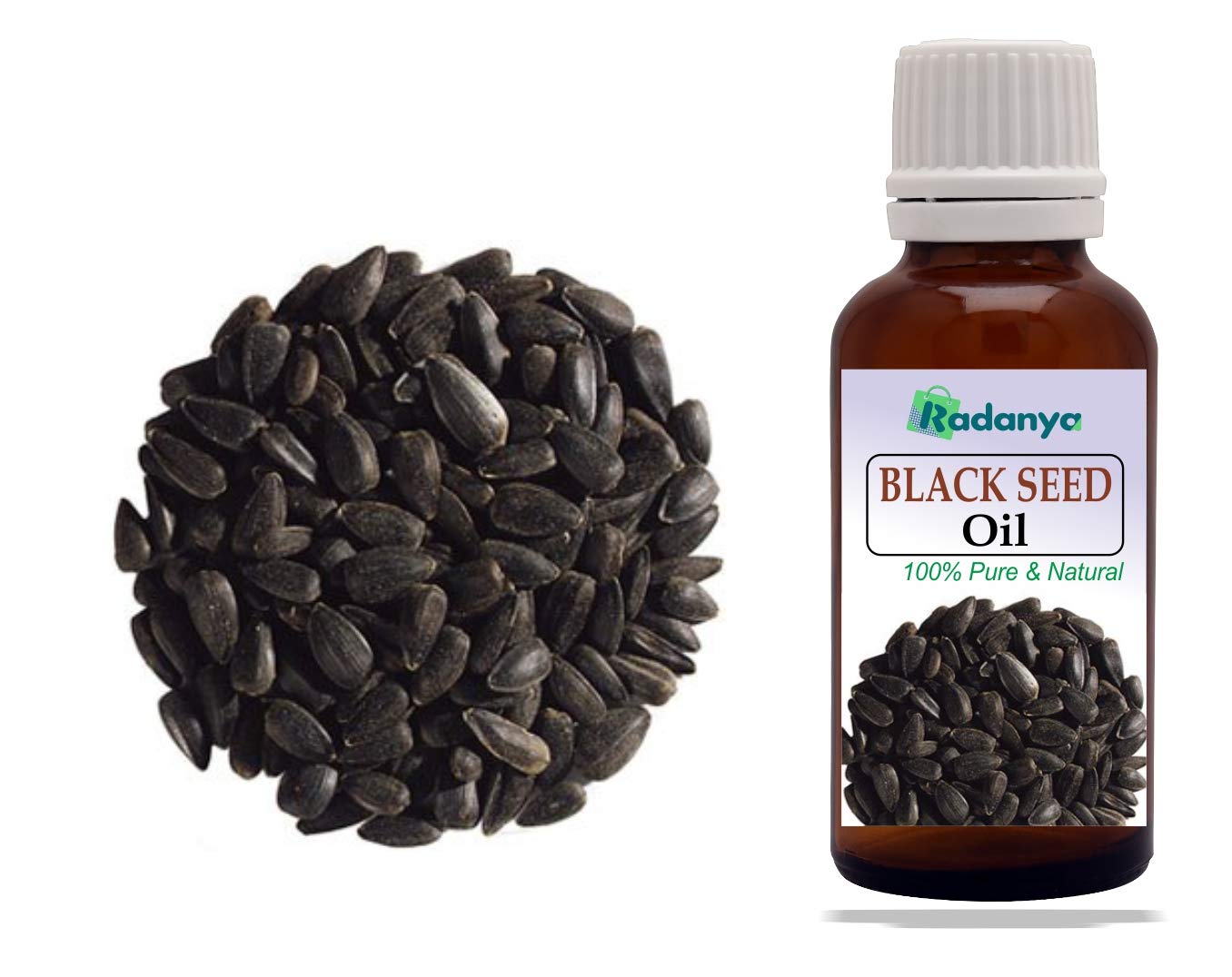 100% Pure Black Seed Oil Essential Oil - Natural Aromatherapy Oil for Skin & Hair Care (3mL-1000mL) | DIY Beauty, Massage & Relaxation Therapy