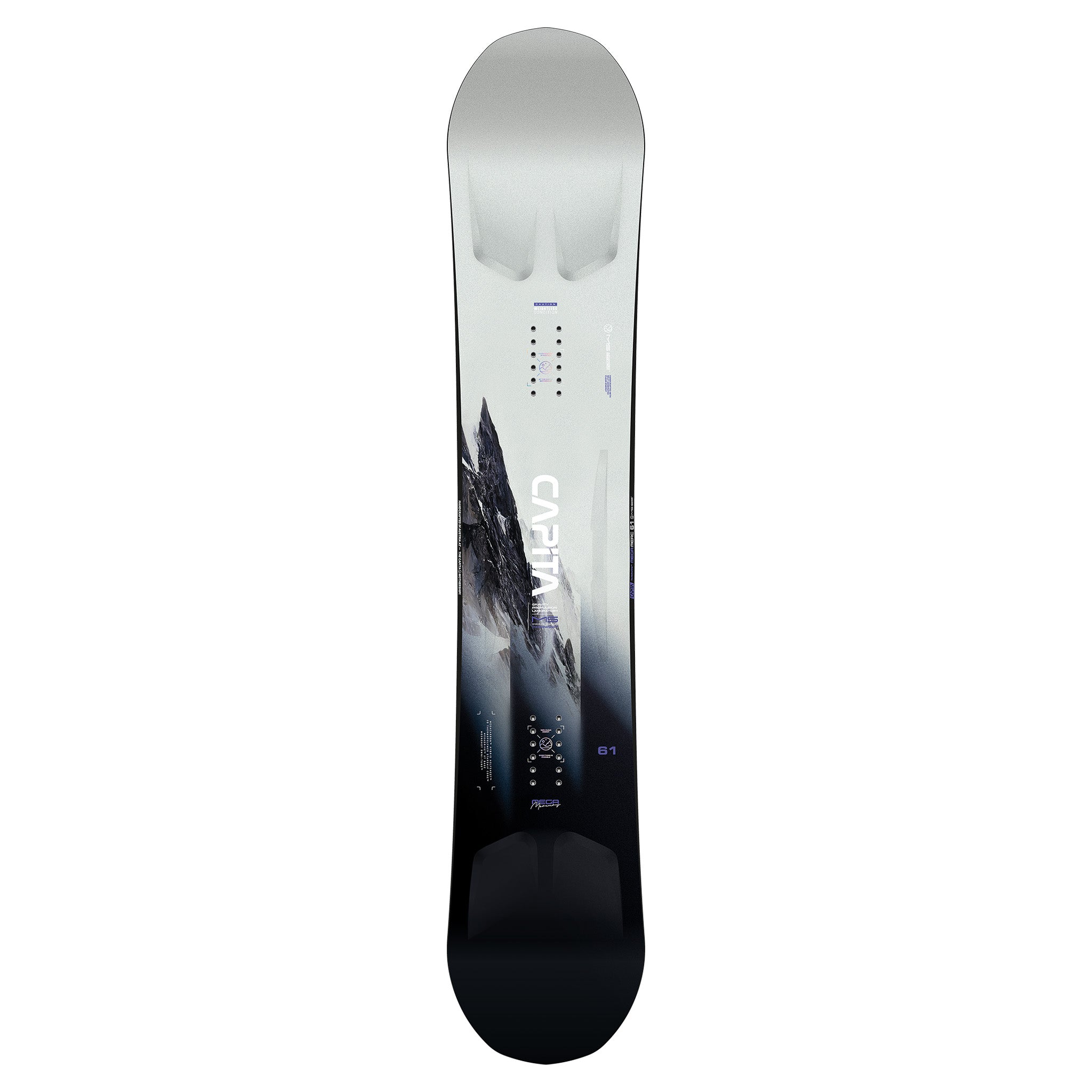 CAPiTA Mega Mercury Snowboard 2025 - All-Mountain Freestyle Snowboard for Men & Women | Perfect for Powder, Park & Pipe Riding | Durable Construction for Advanced Riders