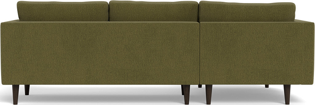 Ladybird 102 Left Chaise Sectional Sofa - Modern L-Shaped Couch with Reversible Chaise Lounge, Upholstered in Soft Fabric for Living Room, Family Room & Home Theater Comfort