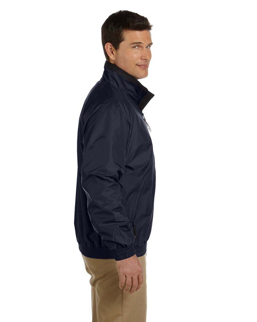 Men's Nylon Mock Collar Fleece Jacket - Lightweight Warm Winter Coat for Outdoor Activities, Hiking & Casual Wear