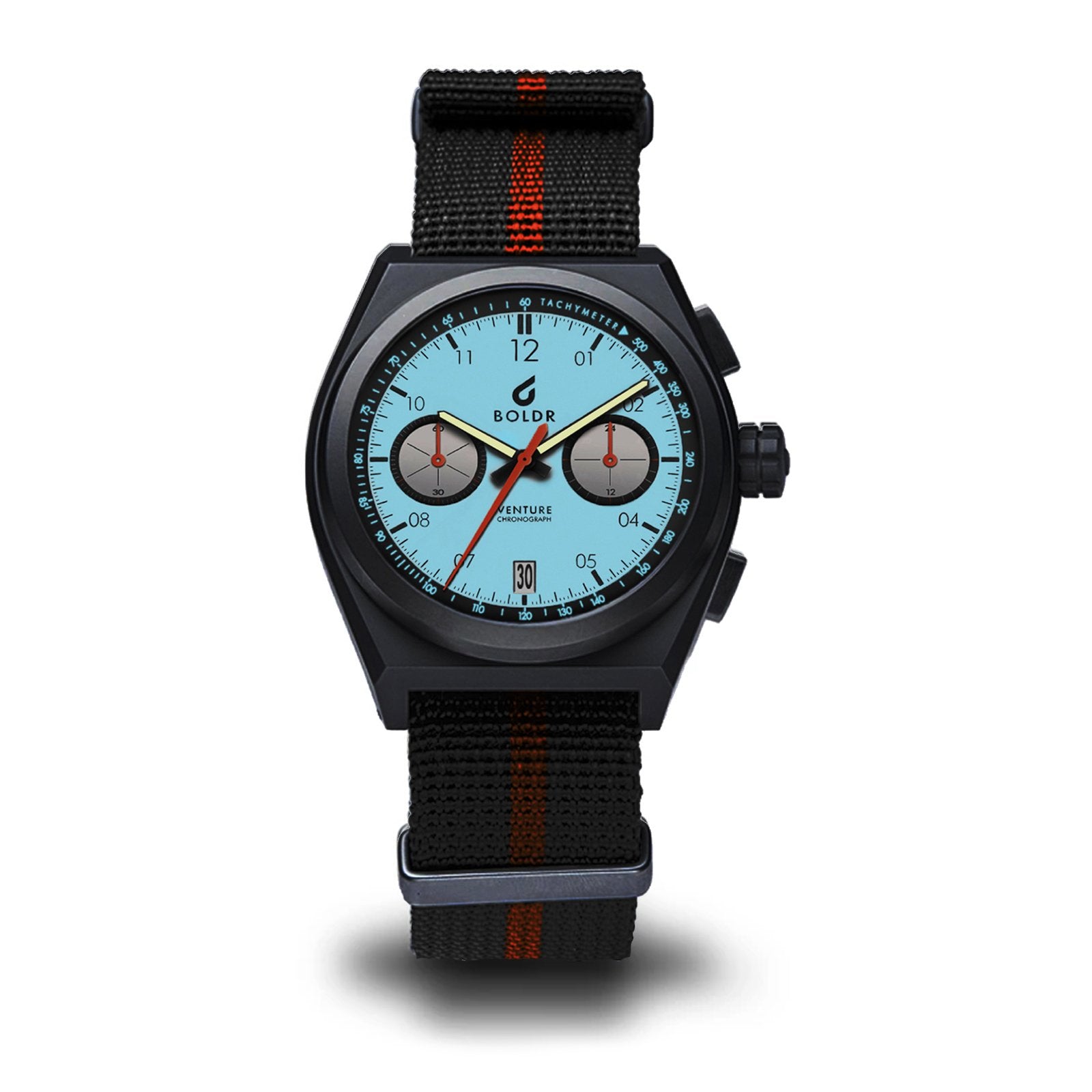 BOLDR Rally I Wells 008 V1 Automatic Watch - Stylish Men's Chronograph for Outdoor Adventure & Everyday Wear