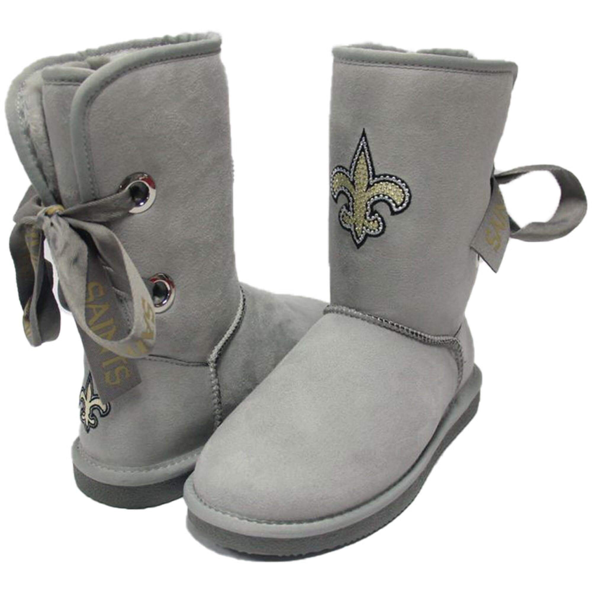Women's NFL Champion Ribbon Boots - Stylish & Comfortable Football Fan Shoes for Game Day, Tailgating & Casual Wear