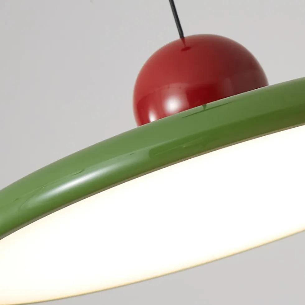 Vintage LED Ceiling Light - Round Disc Shade Design for Living Room, Bedroom & Dining Room - Energy Efficient Edison Bulb Style Fixture