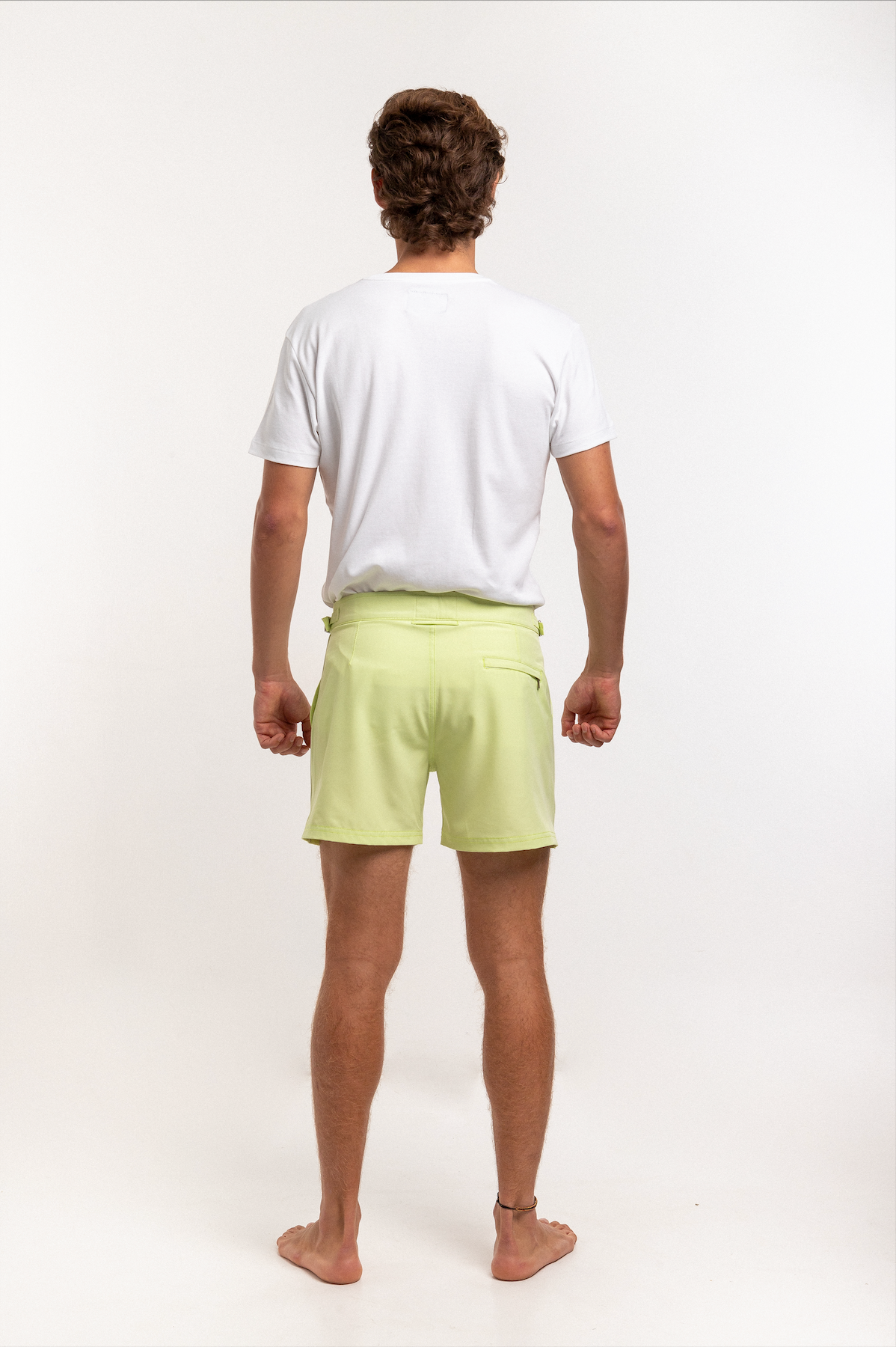 **Men's Quick-Dry Swim Trunks - Tropez Lemon Print Beach Shorts for Swimming, Surfing & Vacation | Lightweight & Comfortable for Pool, Beach & Summer Activities**