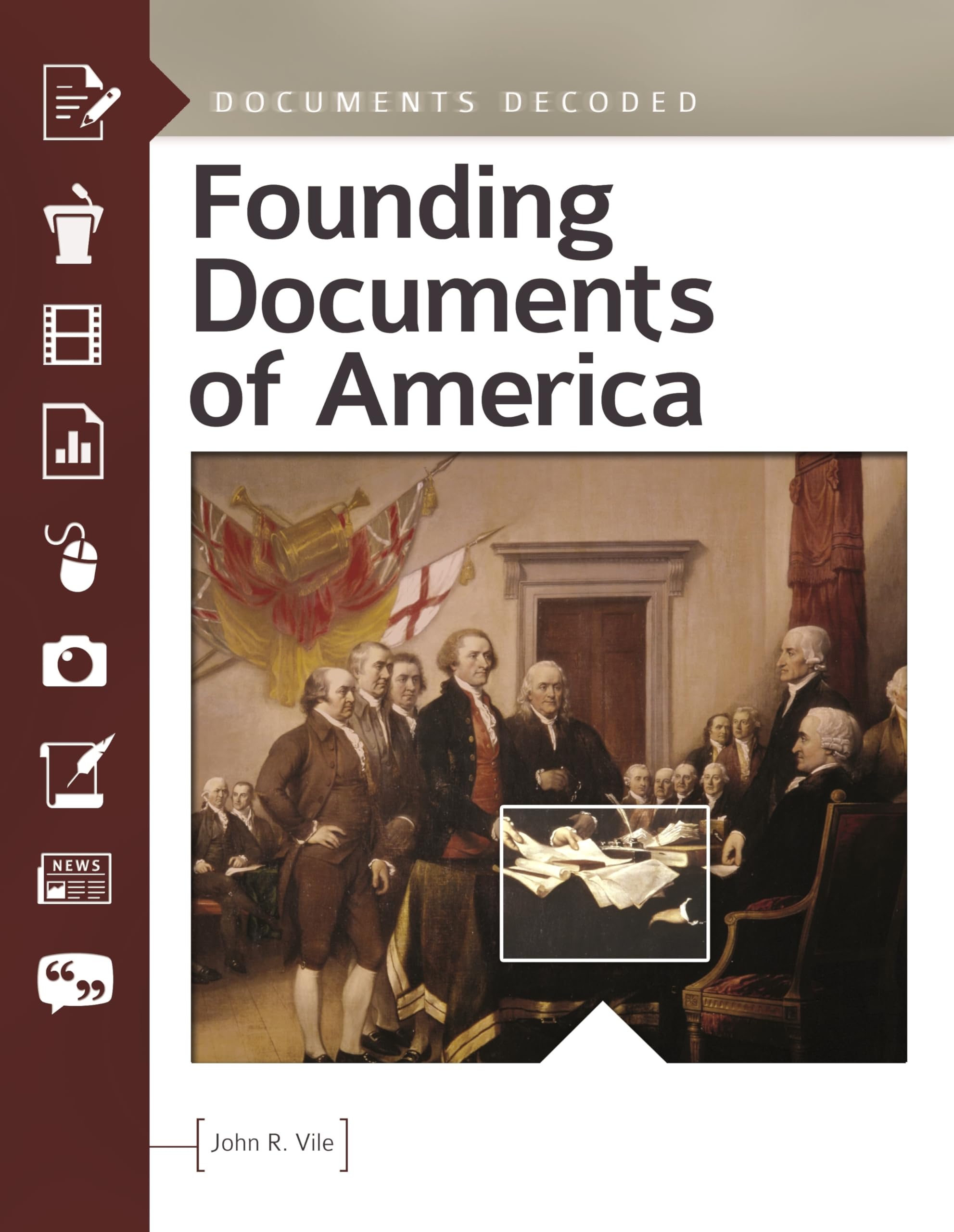 Founding Documents of America: Historical US Constitution, Declaration of Independence & Bill of Rights - Perfect for History Classrooms, Patriotic Decor & American Heritage Studies