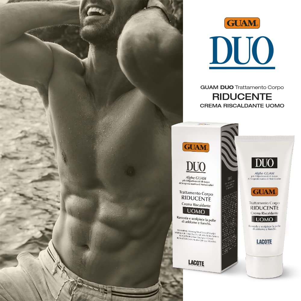 Guam Duo Cream Slimming & Body Contouring Gel - 200ml for Weight Loss & Cellulite Reduction - Perfect for Post-Workout Recovery & Spa Treatments