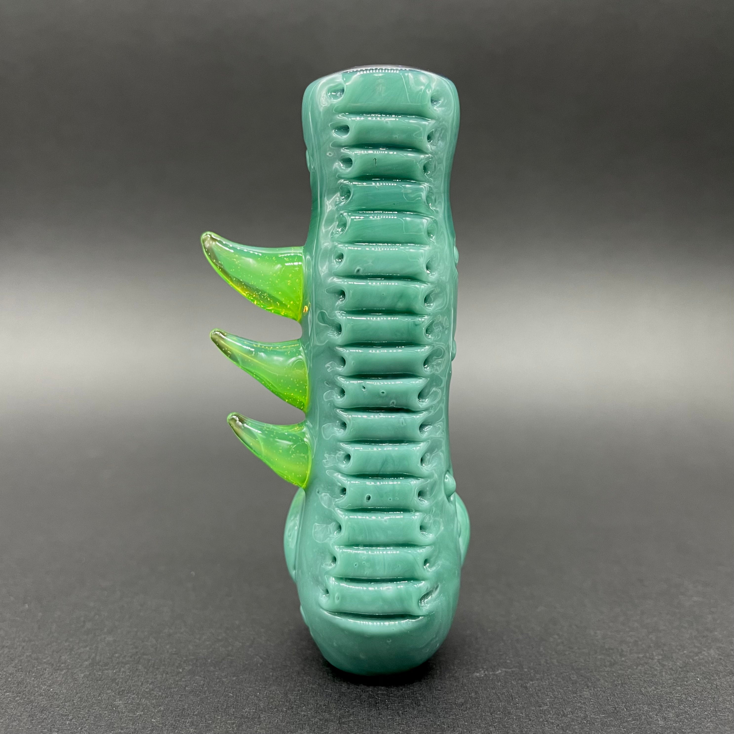 Premium Triclops Chillum - Handmade Glass Pipe for Smooth Smoking | Perfect for Travel, Camping & Outdoor Adventures