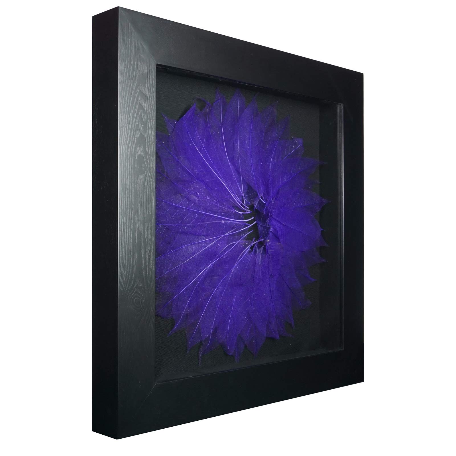 Tree Leaves Shadow Box Wall Decor - Nature-Inspired 3D Framed Art for Living Room, Bedroom & Office - Perfect Home Decor Gift for Nature Lovers