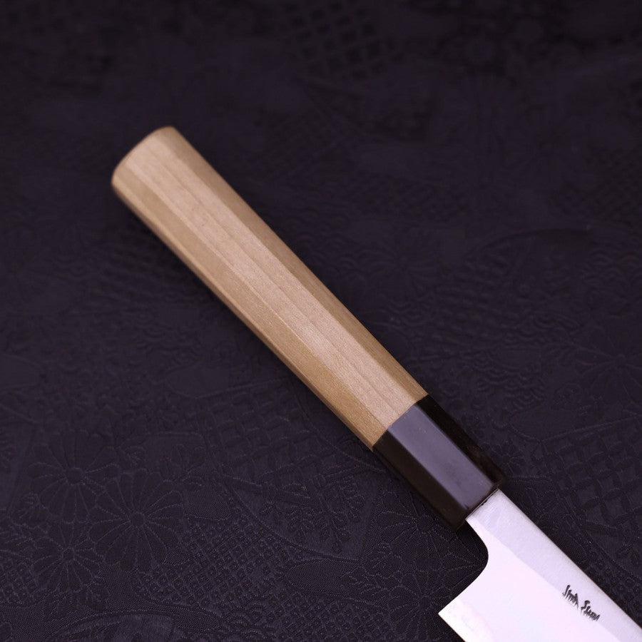 Premium Yanagiba Sushi Knife 270mm - Left Handed White Steel #1 with Buffalo Magnolia Handle - Perfect for Sushi Chefs & Japanese Cuisine Preparation