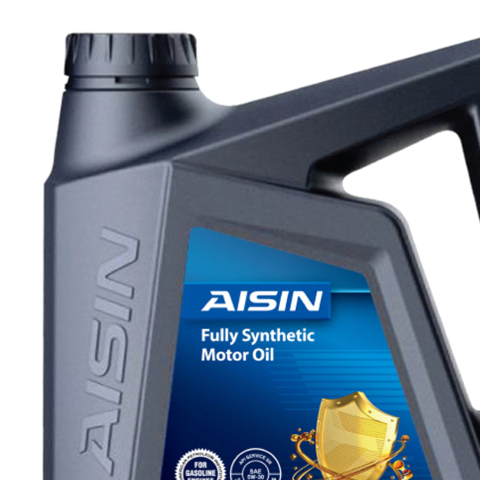Aisin Fully Synthetic 5W30 Engine Oil - SN/CF Rated for Gas & Diesel Engines - 4 Liters - Ideal for High-Performance Vehicles & Extreme Weather Conditions