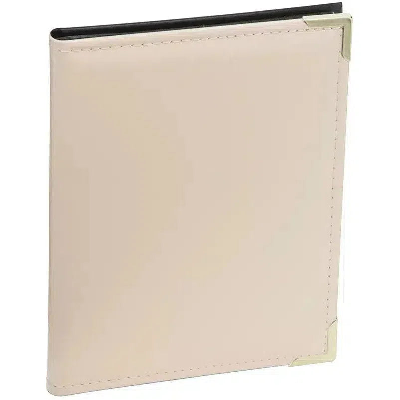 Kenro Carlton 5x7 Mini Photo Album Ivory - Scrapbook, Wedding, Baby Memory Book for Photos and Keepsakes