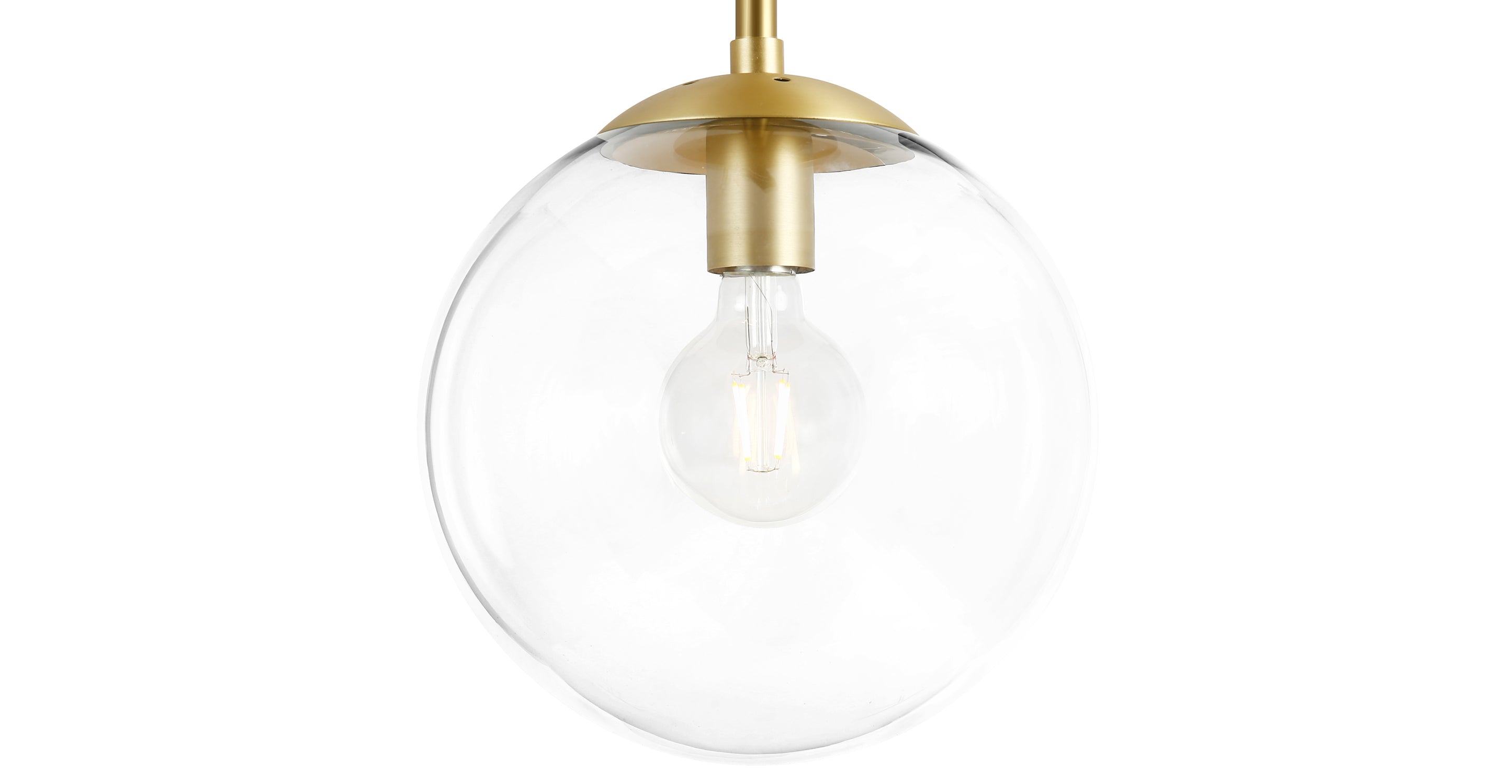 Modern Zeno Globe Ceiling Light Fixture - 12