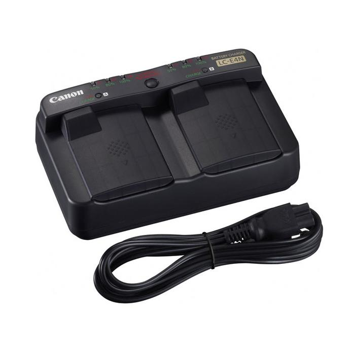 Original Canon LC-E4N Battery Charger for EOS 5D Mark IV, 6D, 7D, 80D - Fast Charging & LED Indicator - Perfect for Travel & Professional Photography