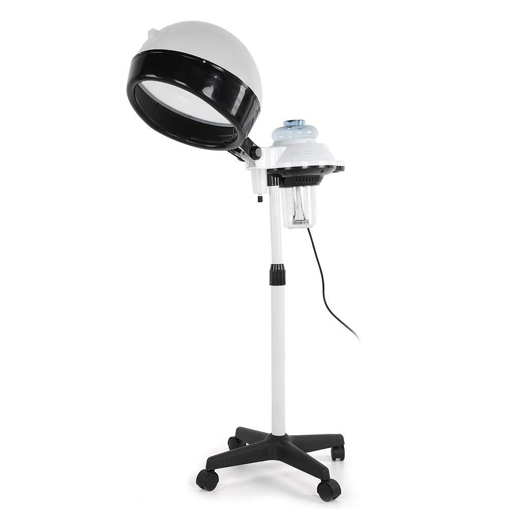 Adjustable Hooded Hair Bonnet Dryer with Floor Stand - Salon & Spa Styling Tool for Hair Coloring, Perming & Conditioning (UK Plug) - Perfect for Home Hair Care & Professional Salon Treatments