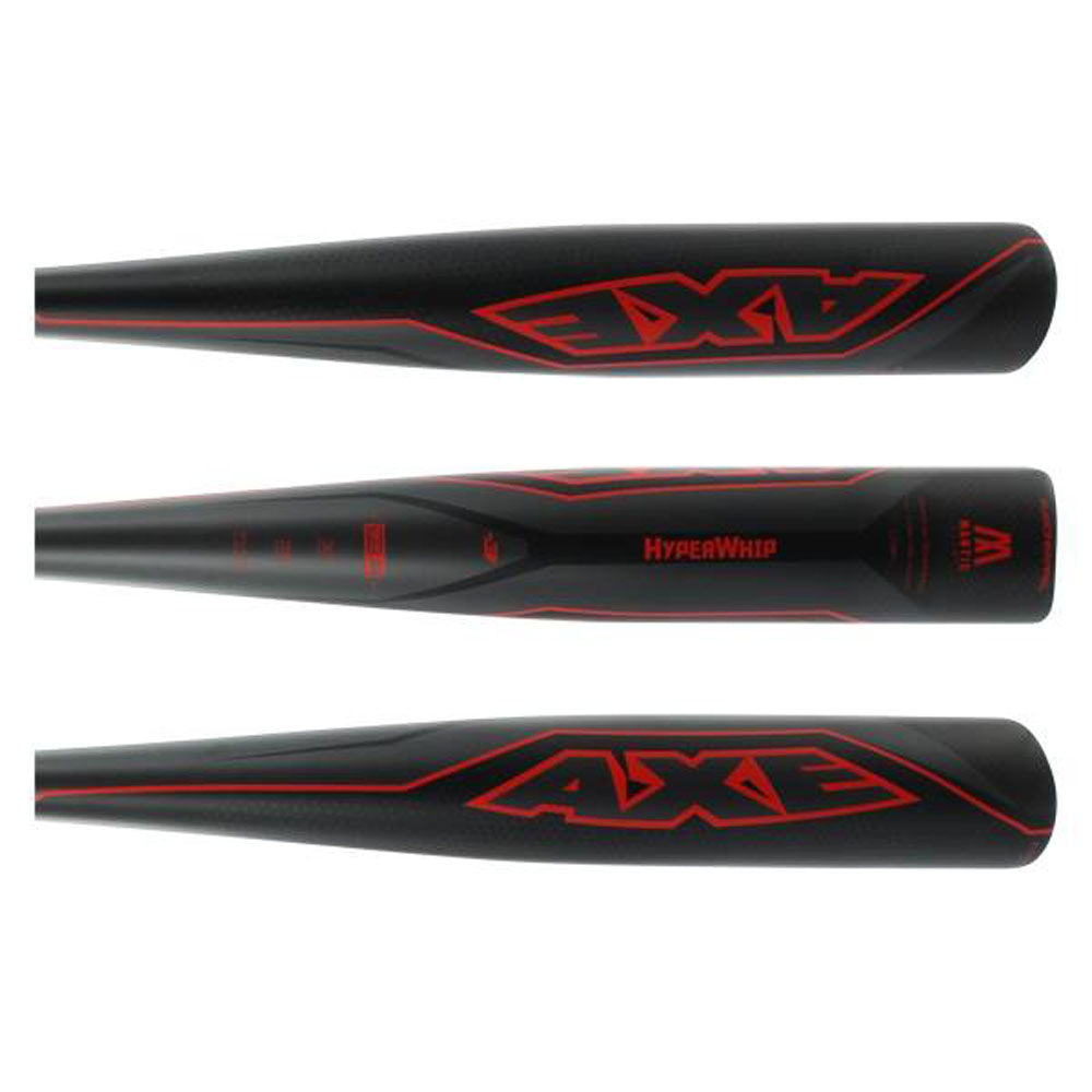 New Axe L138F Hyperwhip Elite BBCOR Baseball Bat Black/Red 2017 - High Performance Baseball Equipment for Competitive Players & Training