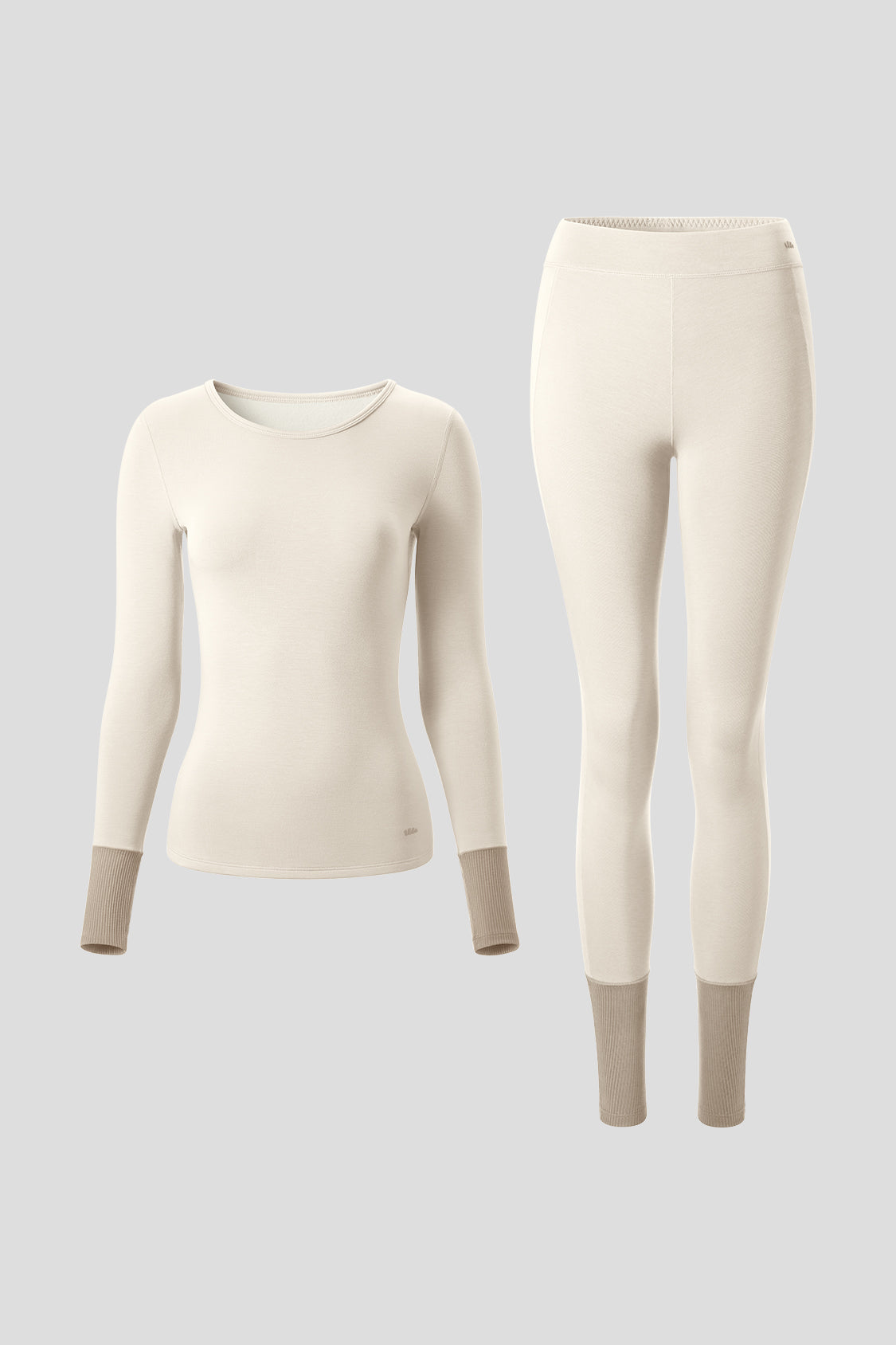 FitEssence Women's Thermal Base Layer Set - Moisture Wicking Long Sleeve Top & Leggings for Cold Weather, Yoga, Running & Outdoor Activities