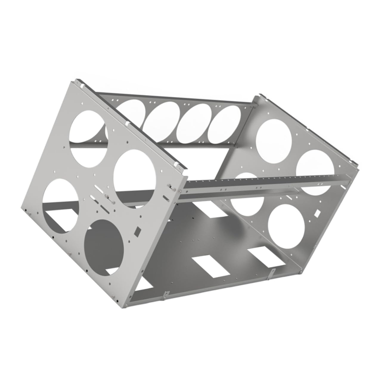 Mikikit Mining Rig Frame - GPU Mounting Bracket for Cryptocurrency Mining, PC Video Card Holder, Computer Case Accessory for Efficient Mining Setup | Perfect for Ethereum, Bitcoin & Crypto Mining Rigs