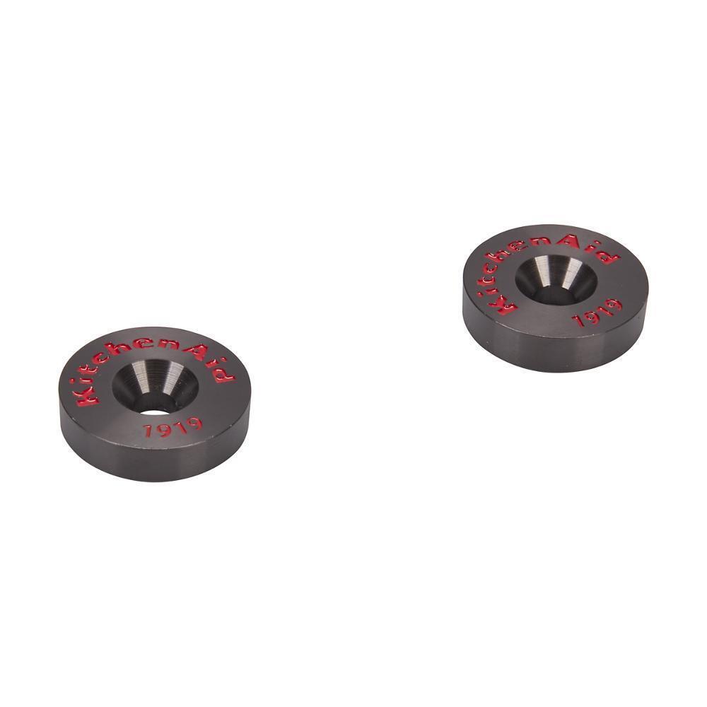 Amana W10846206 Refrigerator Handle Medallion Kit - Replacement Part for Amana Fridge Handles - Perfect for Kitchen Appliance Repair and DIY Home Improvement