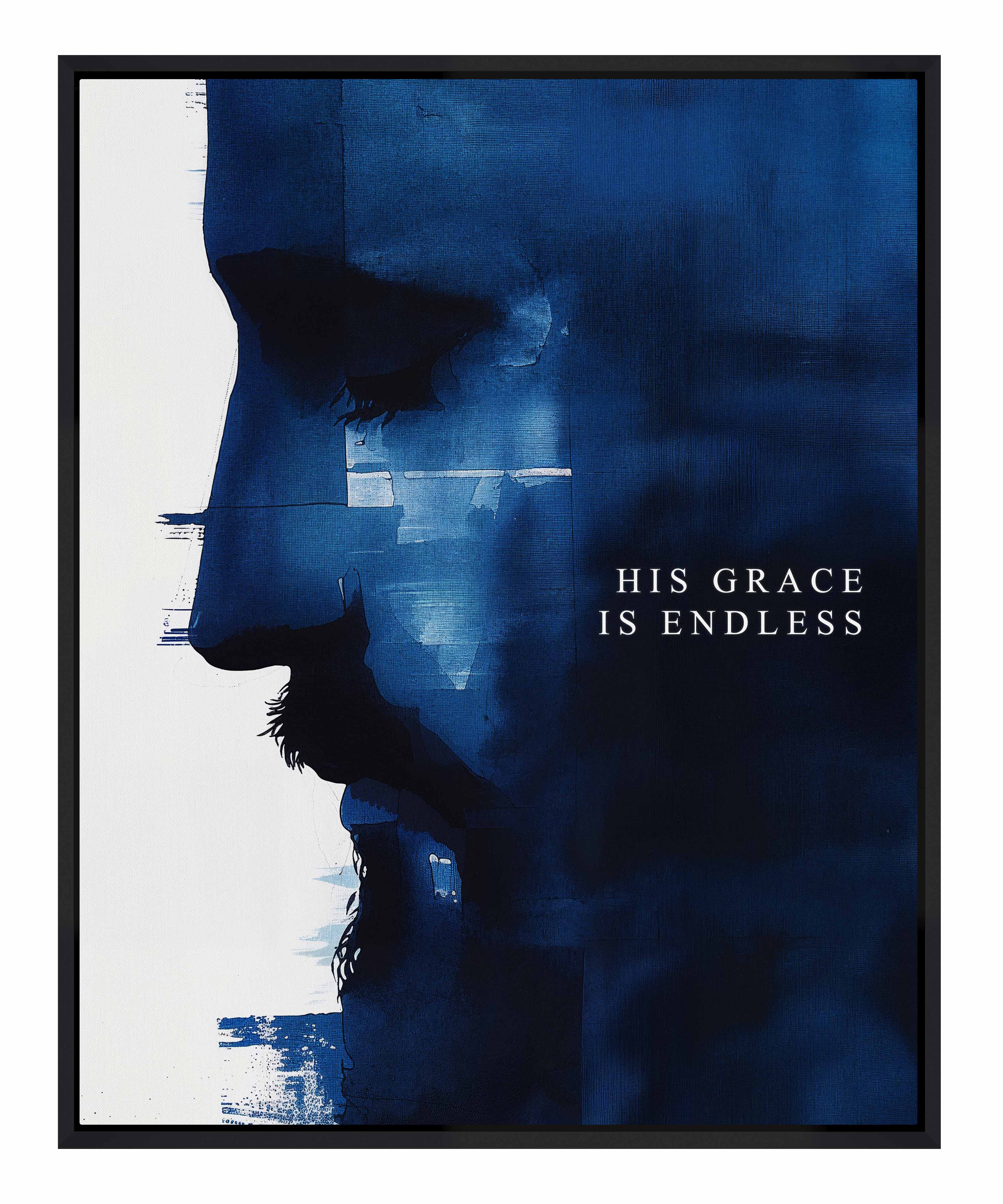 His Grace is Endless - Inspirational Christian Wall Art, Gallery Wrapped Canvas Print for Home Decor, Church & Office - Perfect for Living Room, Bedroom & Spiritual Spaces