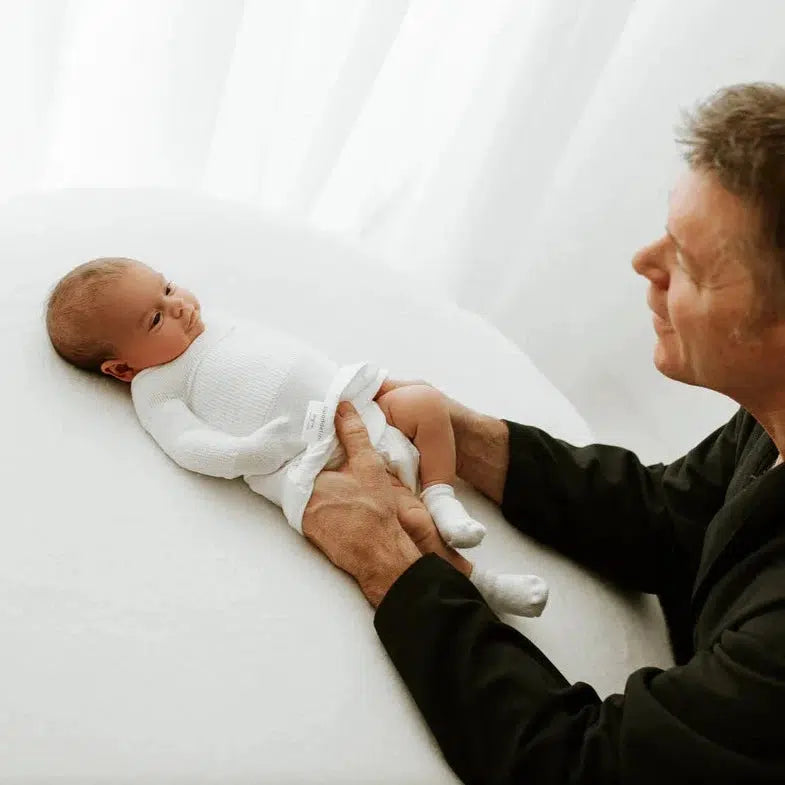 Swaddelini Air Light Swaddle Sleep Sack - Breathable Baby Wrap for Newborns, White - Perfect for Safe & Comfortable Sleep at Night and Naptime