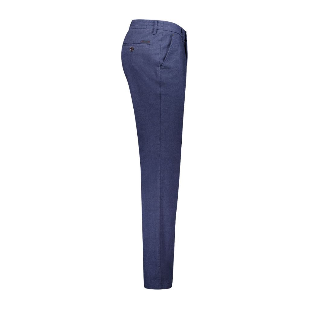 GARDEUR Men's Tonic Flannel Chino Pants in Navy Blue - Comfortable Casual & Office Wear for Fall & Winter