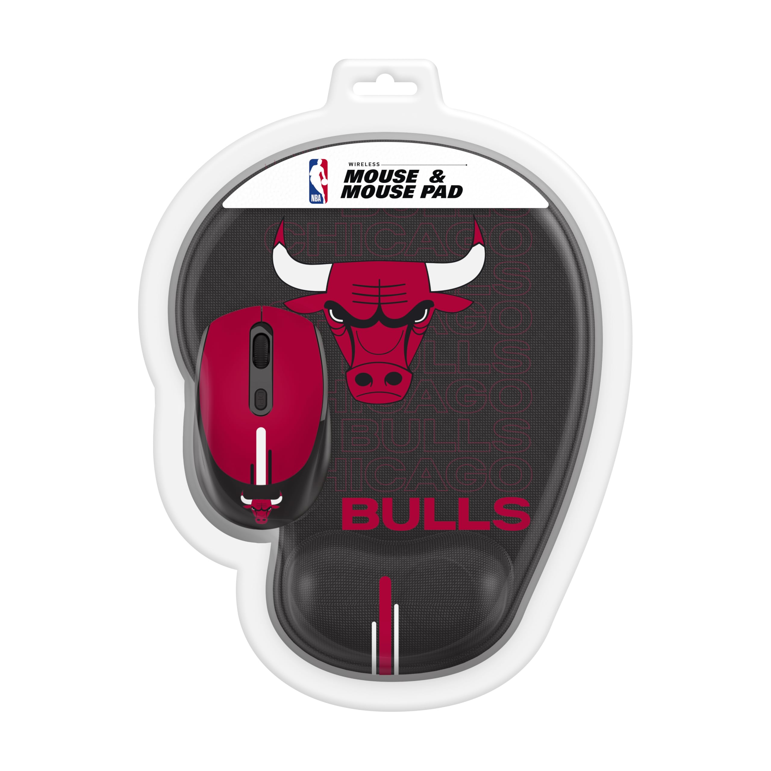 SOAR NBA Wireless Mouse with RGB Lighting & Gaming Mouse Pad - Ergonomic Design for PC, Laptop, Mac - Perfect for Basketball Fans, Gamers & Office Work