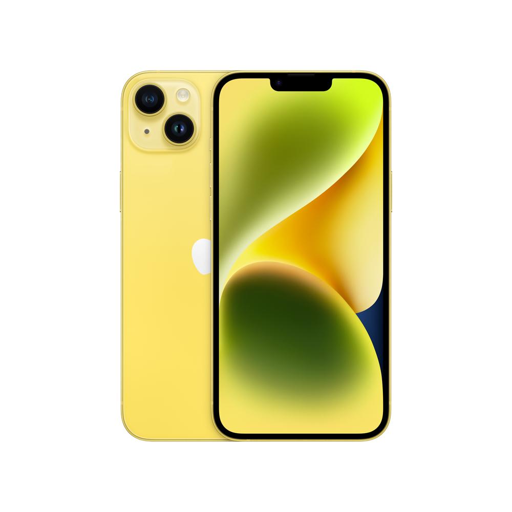 iPhone 14 Plus 256GB - Yellow | Unlocked Smartphone with Face ID & Dual Camera | Perfect for Travel, Photography & Daily Use