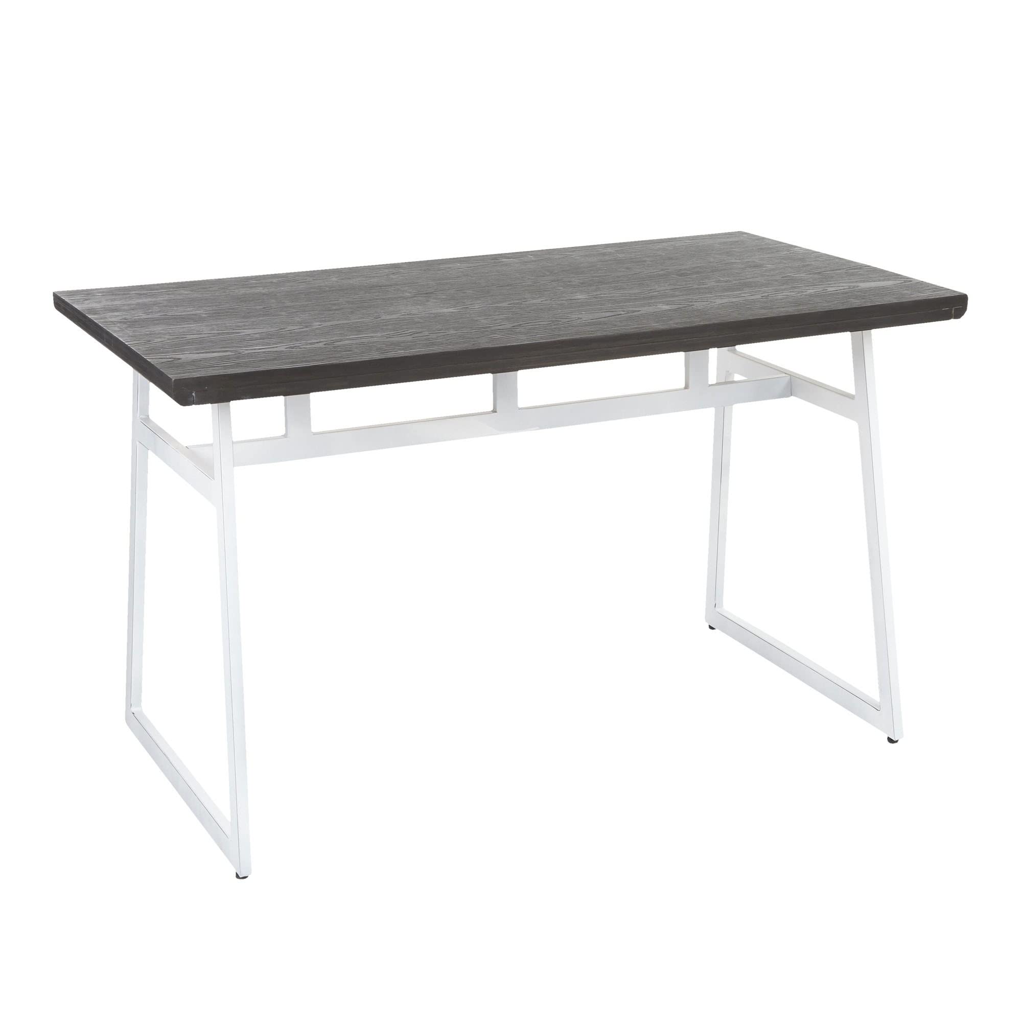 LumiSource Geo Modern Rectangle Dining Table - Small Kitchen Table for 4 People - Perfect for Apartments, Breakfast Nooks & Small Space Dining Areas