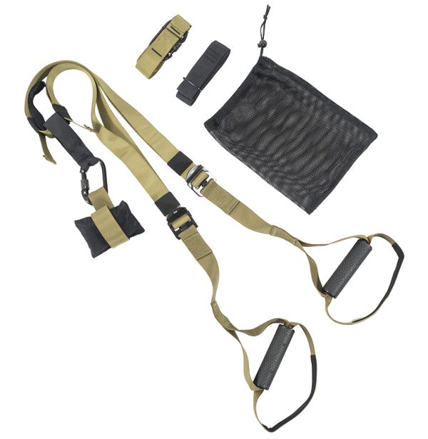 Best Suspension Trainer for Home & Gym - Portable Fitness Straps for Full Body Workout - Perfect for Strength Training, Yoga & Outdoor Exercises