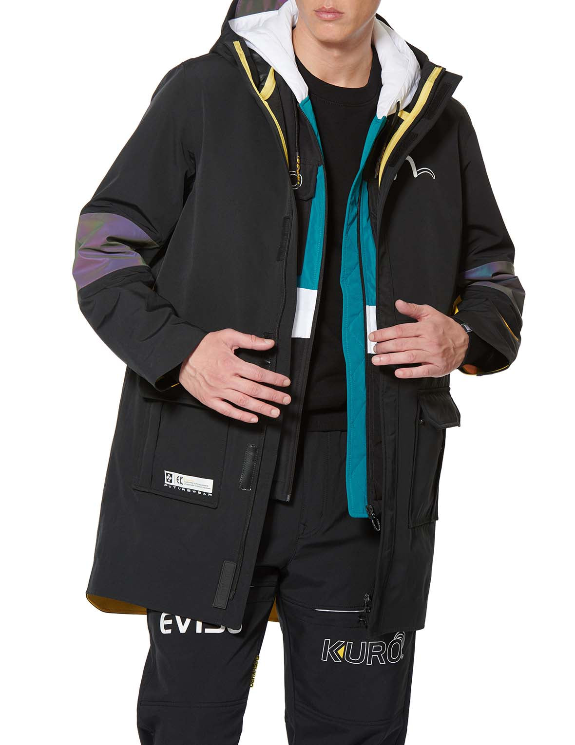 2 in 1 Waterproof Windproof Taped Seam Coat for Men & Women - Lightweight Rain Jacket for Hiking, Camping & Outdoor Activities