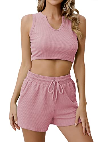 Pink Notch Neckline