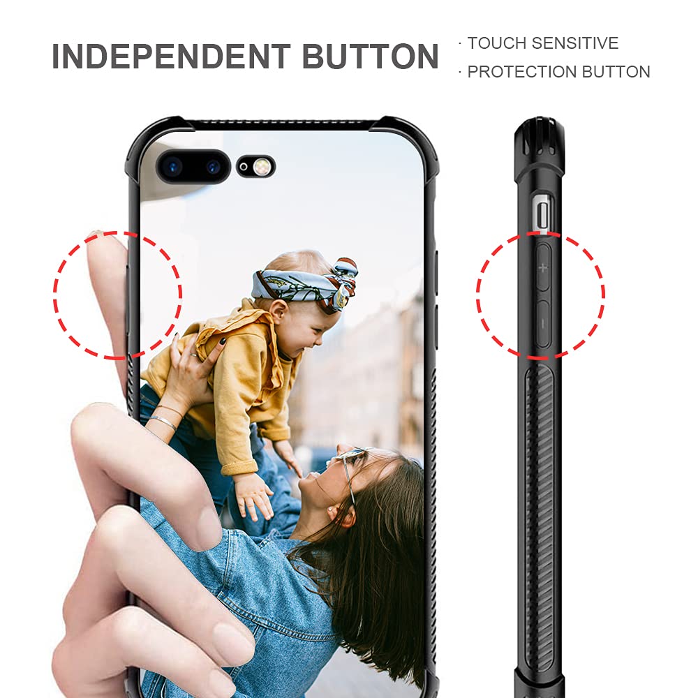 Custom iPhone 7/8 Phone Case - Personalized Shockproof Protective Cover | Design Your Own Unique Case for Everyday Protection & Style | Perfect for Work, Travel & Daily Use