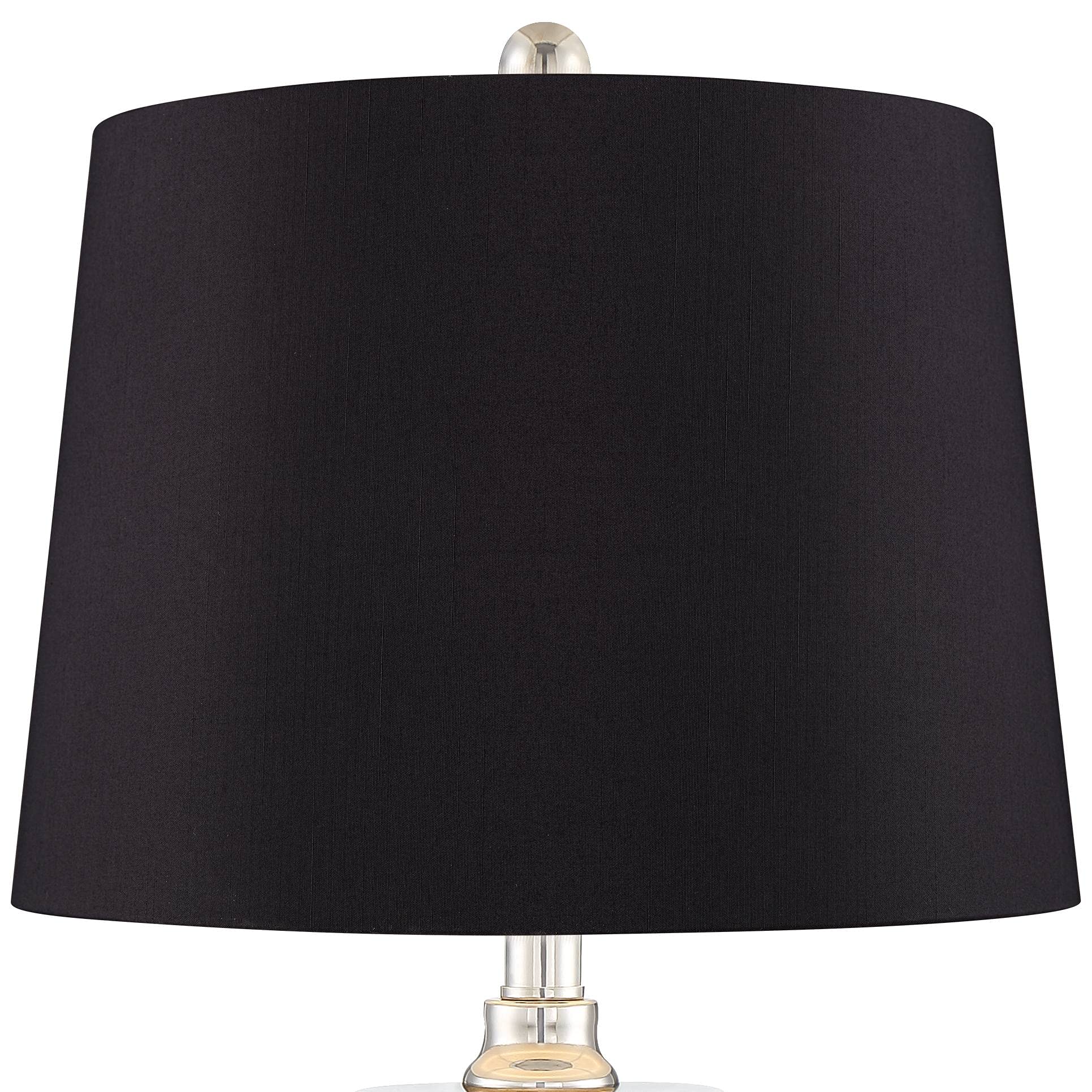 Regency Hill Luca Modern Glam Luxury Table Lamps Set of 2 - 25.5