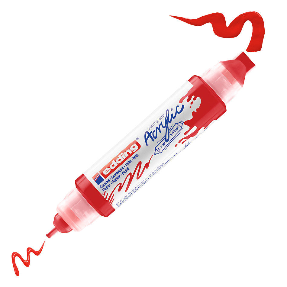 edding 5400 Acrylic 3D Double Liner - Premium Paint Marker for DIY Crafts, Signage & Art Projects - Perfect for Glass, Metal, Wood & Canvas Surfaces