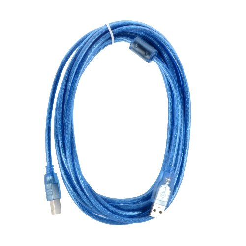 PK Power 10FT USB Printer Cable for HP Envy 100/110/120/4500/5530/5640/5660/7640 - High-Speed USB 2.0 Printer Cord for Reliable Printing at Home or Office