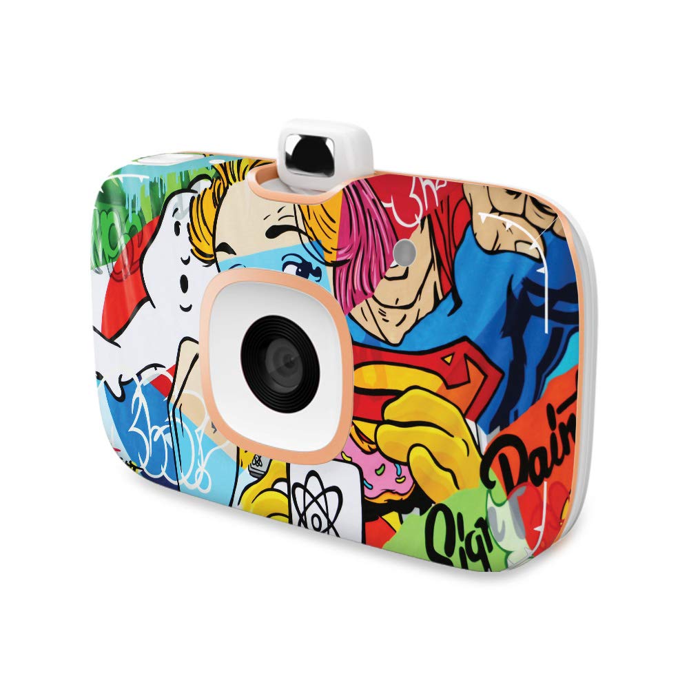 MightySkins Vinyl Decal Wrap Cover for HP Sprocket 2-in-1 Photo Printer - Cartoon Mania Design | Protective & Durable Skin | Easy to Apply & Remove | Made in USA | Perfect for Customizing Printers at Home, Office or School