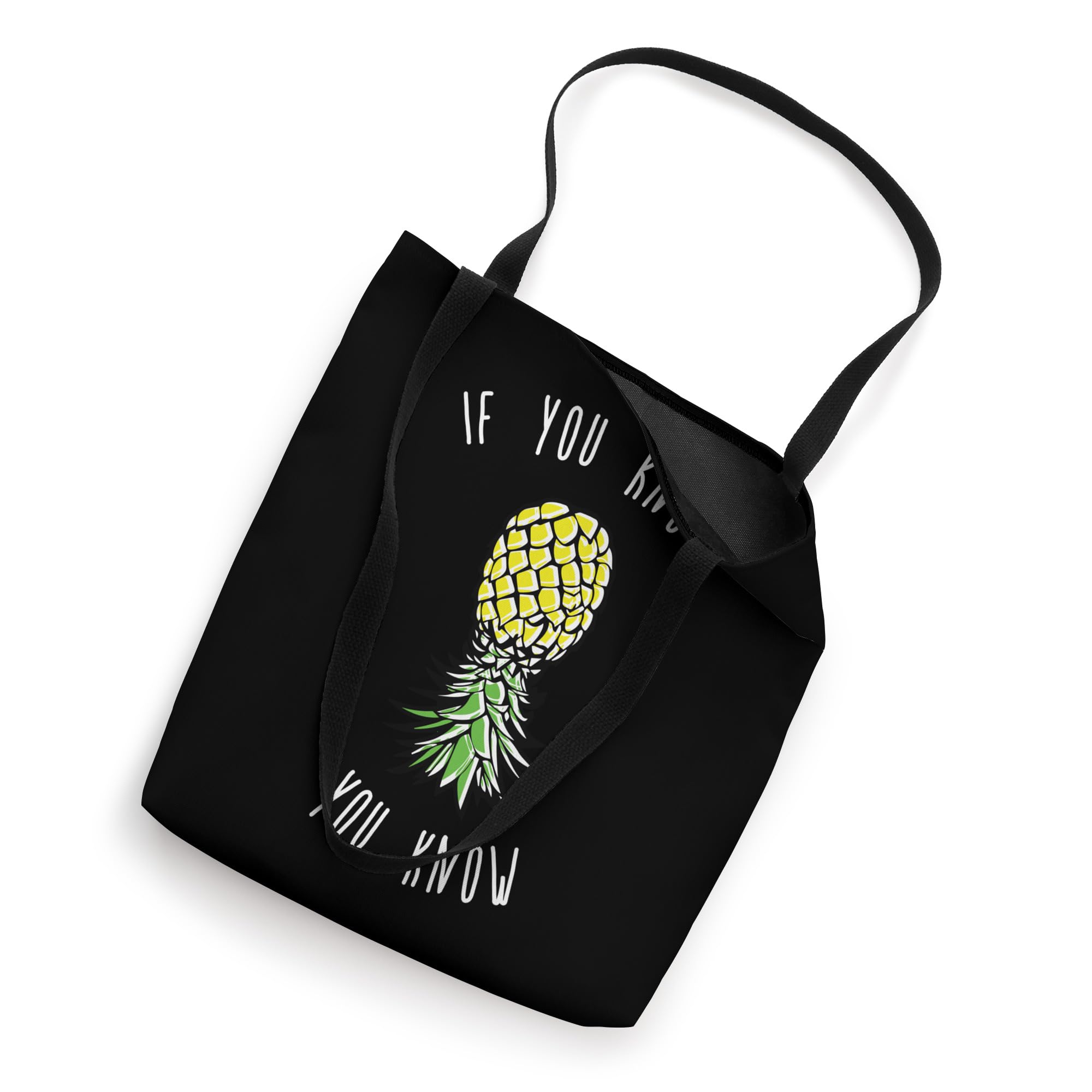 Funny Upside Down Pineapple Tote Bag for Adults - Party & Beach