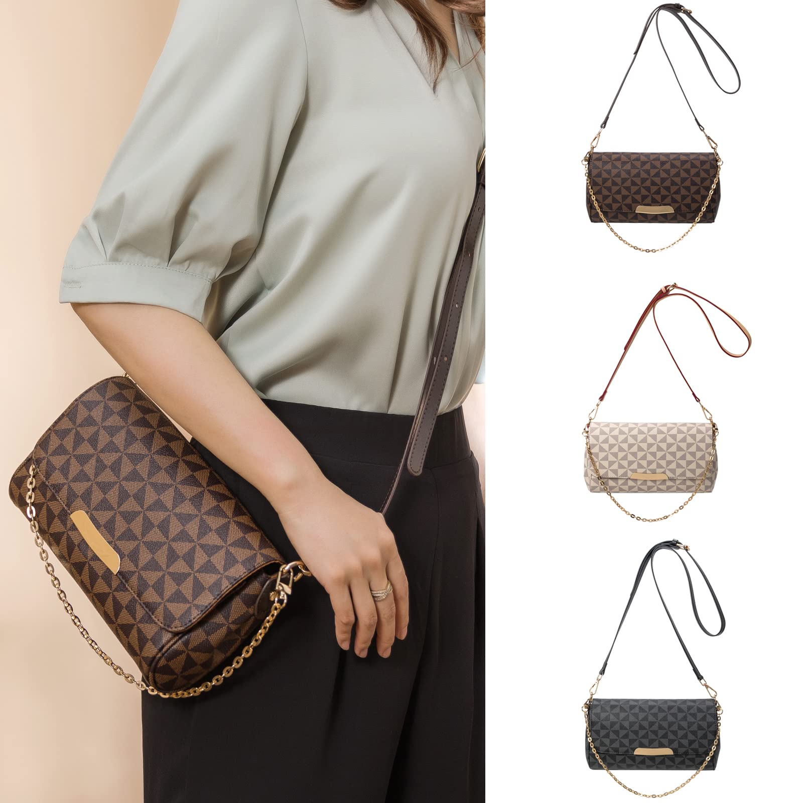 Stylish Women's Leather Crossbody Bags - Fashionable Designer Satchel Shoulder Purse with Lightweight Classic Messenger Bag Design | Perfect for Work, Travel & Everyday Use