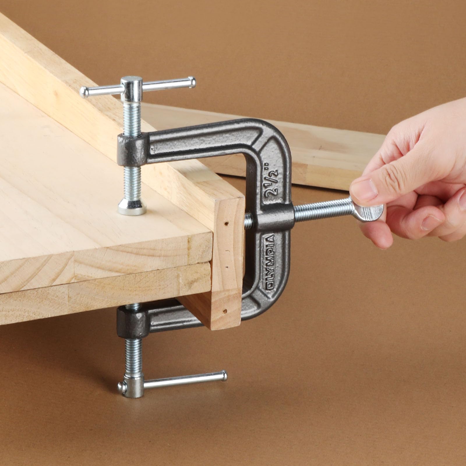 Olympia Tools 3-Way Edging Clamp - Perfect for Woodworking Projects