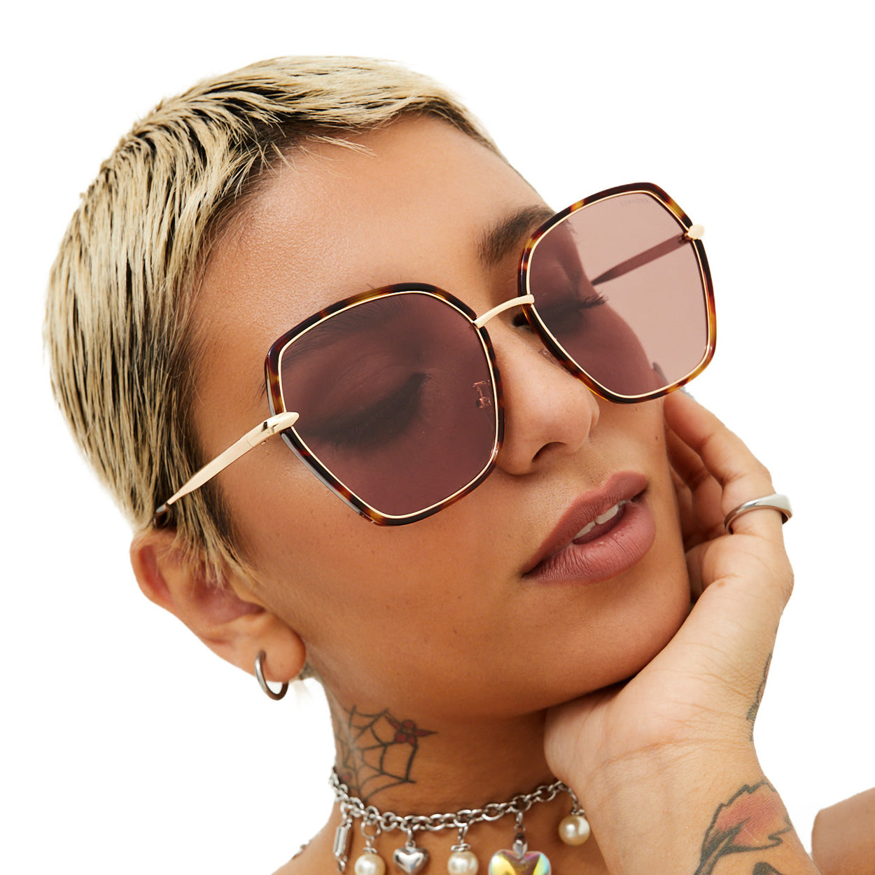 Maya Polarized Tortoise Shell Sunglasses - UV Protection, Lightweight & Stylish for Outdoor Activities, Driving, and Beach Vacations