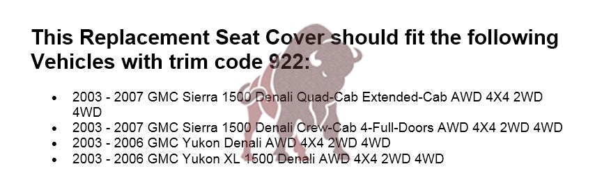 2003-2006 GMC Sierra & Yukon Denali Custom Fit 2-Tone Gray Seat Covers - Durable Neoprene/Leather Options - Perfect for Truck & SUV Protection, Road Trips & Off-Road Adventures