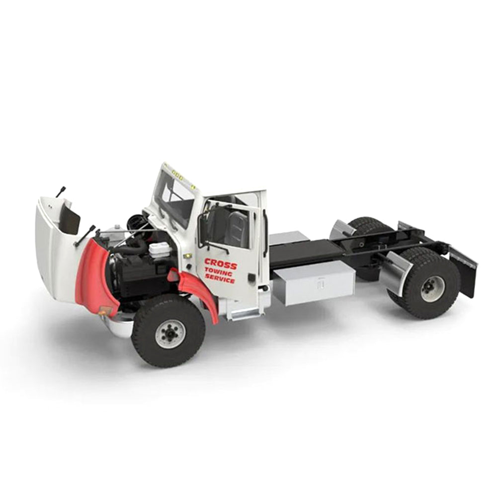CrossRC WT4 1/10 Scale RC Road Rescue Vehicle - 4X2 Remote Control Wrecker Truck Model Kit (Unassembled & Unpainted) with 2-Speed Gearbox - Perfect for Off-Road Adventure & RC Car Enthusiasts