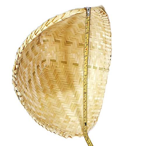 Large Bamboo Sticky Rice Steamer Basket - Natural Bamboo Cover for Cooking Rice, Dim Sum, Buns, Chicken & Fish - Perfect for Asian Cuisine, Kitchen & Restaurant Use