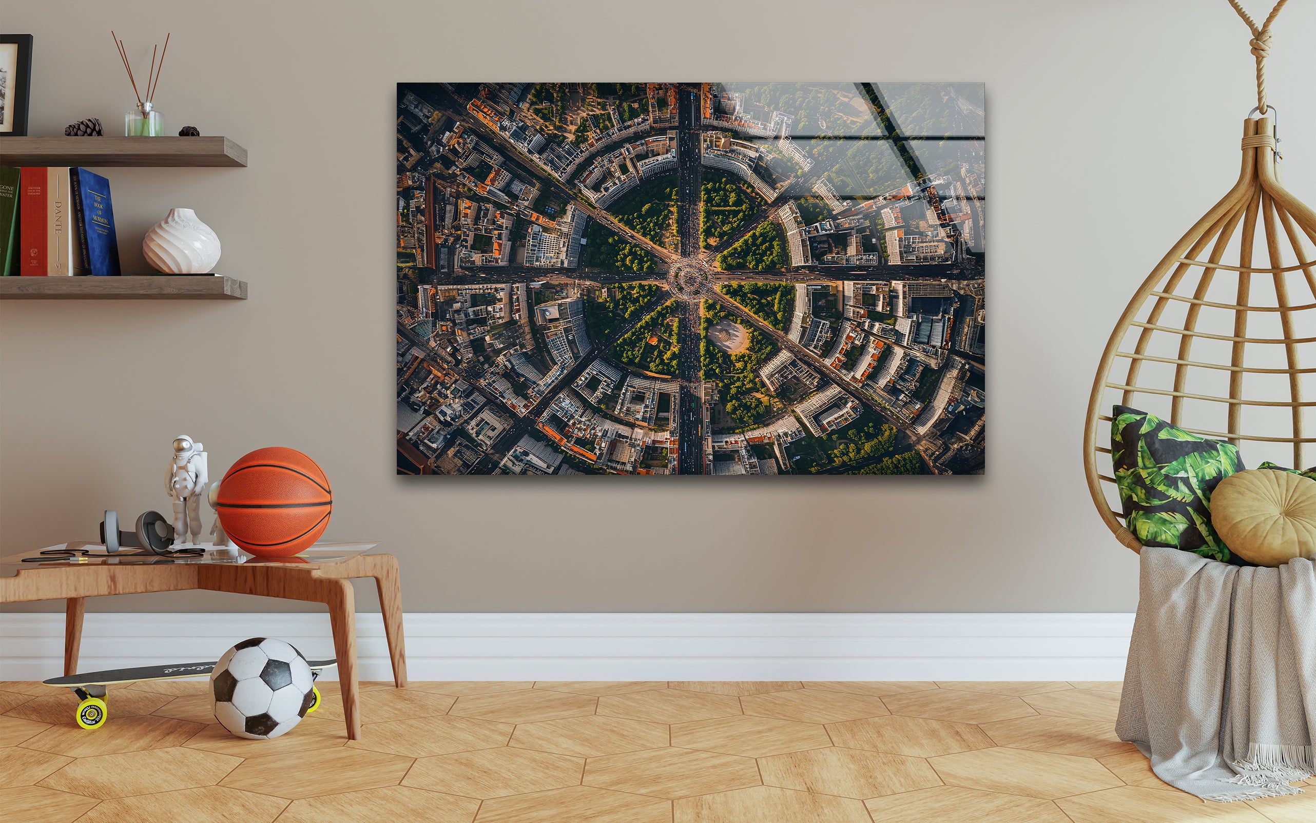 Berlin City Skyline Glass Wall Art - Modern Home & Office Decor - Perfect for Living Room, Bedroom, or Workspace