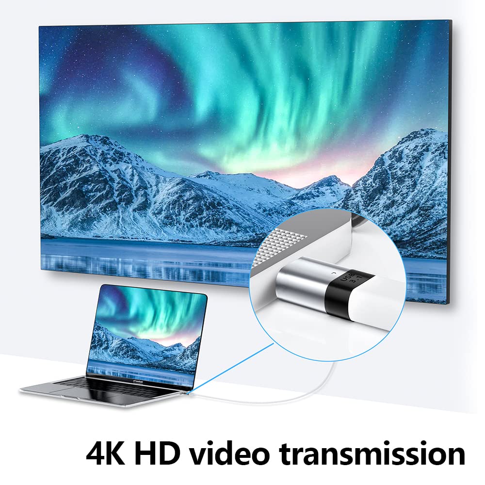 Magnetic USB C Adapter 2 Pack - 24 Pin Mini USB C Connector with 100W PD Fast Charging & 20Gbps USB 3.1 Data Transfer - Perfect for Laptops, Tablets & Smartphones